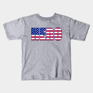 4th of July Independence Day American Hero Kids T-Shirt